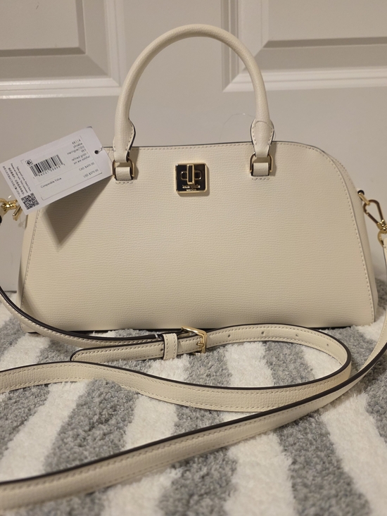 Handbags - Kate Spade NWT Phoebe Cream Satchel Handbag with Gold Hardware MSRP $379